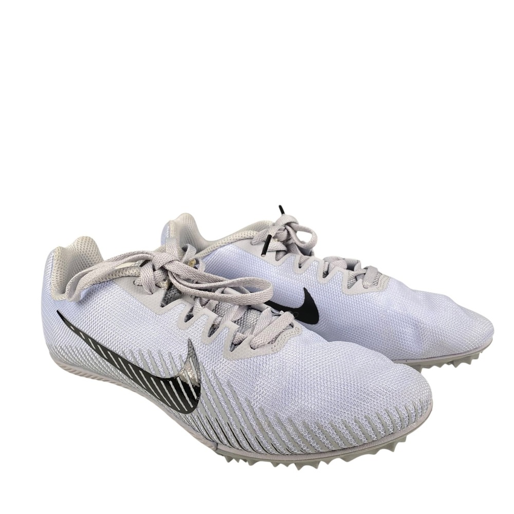 Nike Zoom Rival M 9 Wolf Grey Black Track Field Spikes Running Shoes AH1020-003